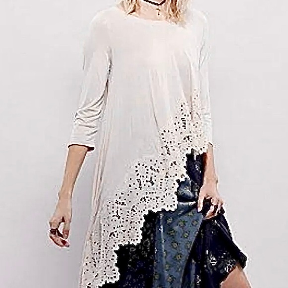 Free People Tops - EXC • Free People FP X Meadowlands Maxi Top in Blush •